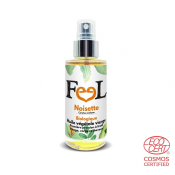 Noisette BIO huile végétale 100ml Feel Oil - Certifiée Ecocert - Corylus avellana L.