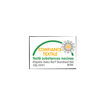 Peignoir 6/10 ans -Collection "Les acidulés" - blanc- Bambou