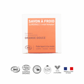 Orange douce | Savon à froid surgras certifié BIO