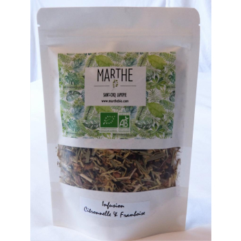 Infusion citronnelle framboise 100g