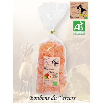 Bonbons du Vercors Pêche - 500g