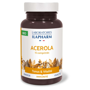 AcǸrola BIO - Vitamine C 100% naturelle - 15 comprimǸs ?? croquer