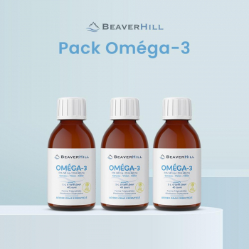 Pack Oméga 3 liquide – 3 Flacons de 200 ml