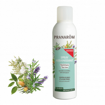 Spray Assainissant Bio Atmosphère Ravintsara/Tea tree - Pranarôm - 150ml