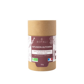 Infusion Automne - Cassis, Origan, Sarriettes des Montagnes, Clou de Girofle et Gingembre - 60g