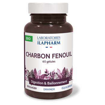 Charbon & fenouil - ballonnement, flatulences 