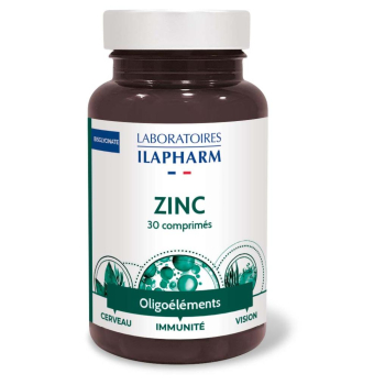 Zinc - Oligo-ǸlǸment essentiel -  30 comprimǸs