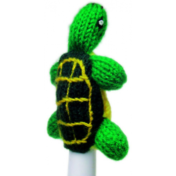 Marionette tricotée  "tortue"