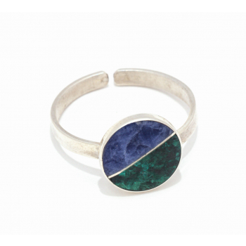 Bague argent sodalite turquoise