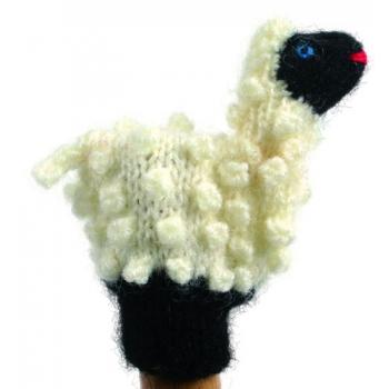 Marionette tricotée "petit mouton"