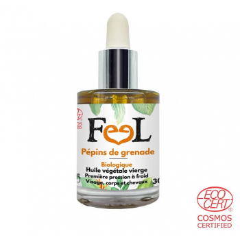 Pépins de Grenade BIO huile végétale 30ml Feel Oil - Certifiée Ecocert - Punica granatum L.