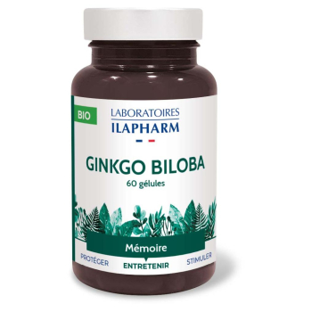 Gingko Biloba BIO - Performances cǸrǸbrales - 60 gǸlules