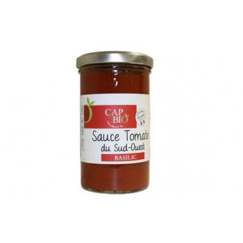 Sauce Tomate au Basilic BIO Origine Sud Ouest