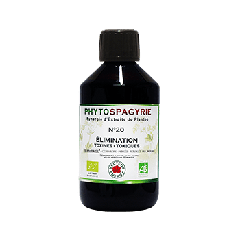 Phytospagyrie n°20 Elimination (Toxines - Toxiques)300ml-Vecteur energy