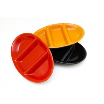 Plat ovale composé en céramique