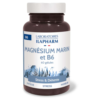 MagnǸsium marin et B6 - Fatigue nerveuse et musculaire - 60 gǸlules