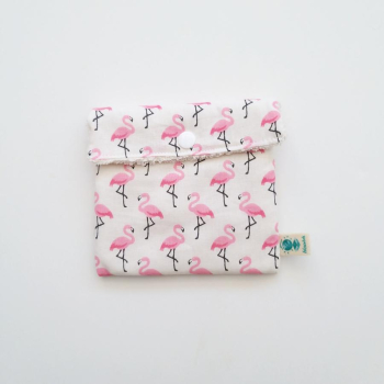 Pochette savon solide flamand rose