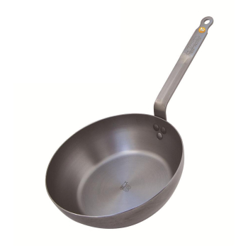 Poêle 28 cm coupe paysanne revêtement cire d'abeille