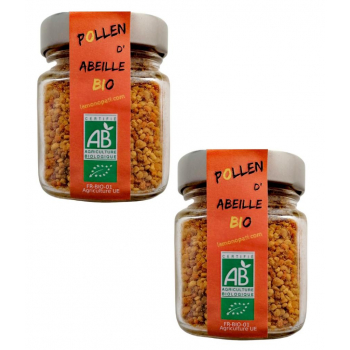 2 Pièces Pollen d'Abeille Bio Le Monopati 125g/pièce