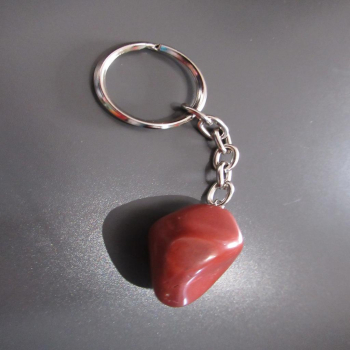 Porte clés jaspe rouge