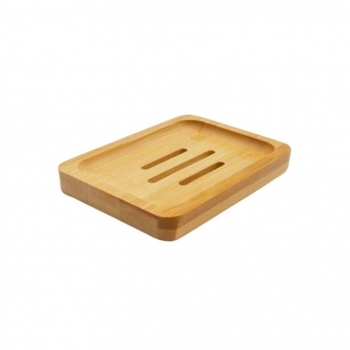 Porte-savon en bambou rectangulaire (modèle n°2)
