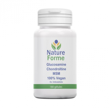 Glucosamine-Chondroïtine-MSM  100% Vegan