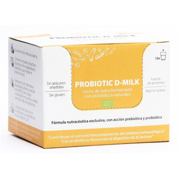 Probiotic D-Milk lait d'ânesse boîte de 10 unités 