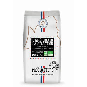 Café La Sélection Pur Arabica Bio grain KG Les Prod'Acteurs