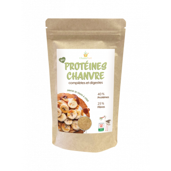 Protéines (40%) Chanvre Bio | Riche en Fibres 200gr