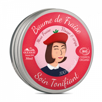 Baume de fraise biologique Miss Provence - 30 ml - OLEANAT