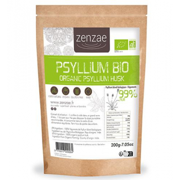 Psyllium blond bio Zenzae 200g 99% pur