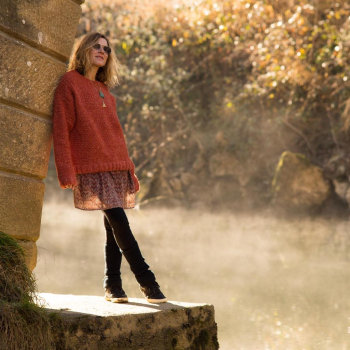 Pull tout doux oversize avec du Baby Alpaga