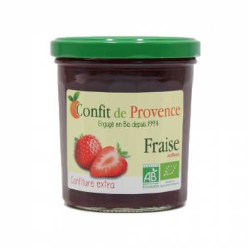 Confiture de fraise 370g Confit de Provence Bio