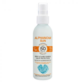 Spray familial haute protection SPF50 150g Alphanova Sun