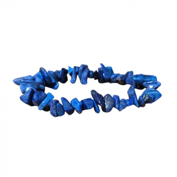 Collection chips bracelet de pierre de lapis-lazuli 18cm Pur Noisetier