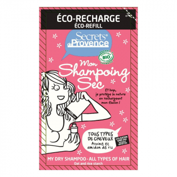 Eco-recharge Shampooing sec 38ml Secrets De Provence BIO