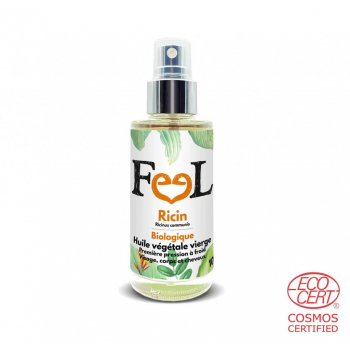 Ricin BIO huile végétale 100ml Feel Oil - Certifiée Ecocert - Ricinus communis L