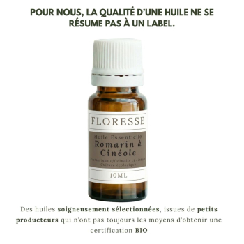 FLORESSE® - Huile essentielle de ROMARIN CINEOLE -10Ml