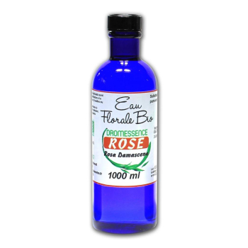 Hydrolat ( ou eau florale) Rose de Damas BIO 1 L DROMESSENCE