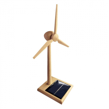 Kit éolienne solaire en bois - 35 cm