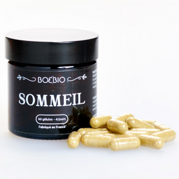 Sommeil - BoeBio - Remède pour mieux Dormir - Made in France - Certifié par Ecocert - 60 gélules
