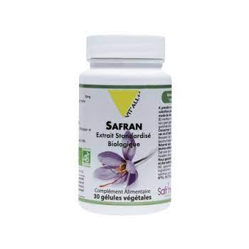 Safran bio 30mg-30 gélules-Vit'all+