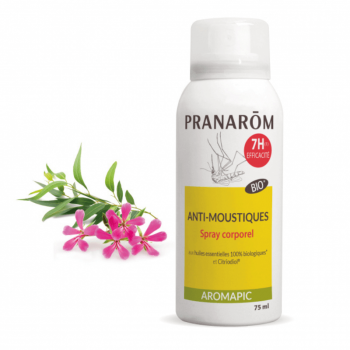 Spray Corporel Bio Anti-Moustiques - Pranarôm - Aromapic