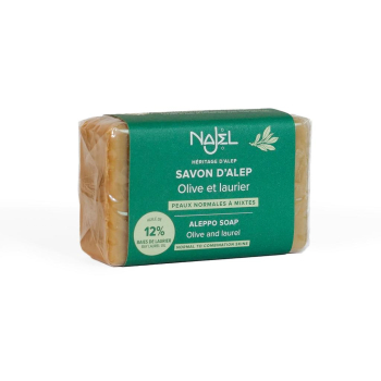 Savon d'Alep enrichi 12% huile de baies de laurier