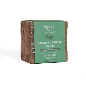 Savon d'Alep traditionnel pur olive 190g