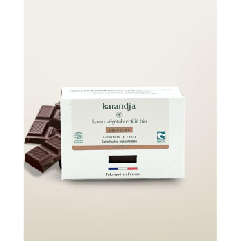 Savon végétal certifié bio CHOCOLAT : Volume - 100g