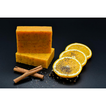 Savon surgras exfoliant - Cannelle & Orange Douce - ATOMIC PAVOT- 50g ZD
