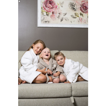 LUIN LIVING - Peignoir 110 cm (env. 3-5 ans) BLANC NEIGE