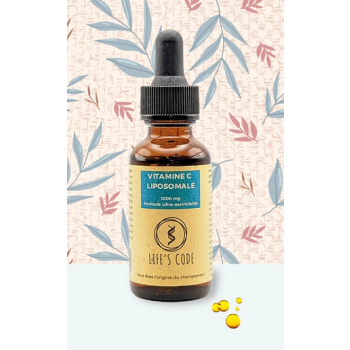 Vitamine C Liposomale concentrée 1000mg Flacon verre de 30 ml (fait en France)