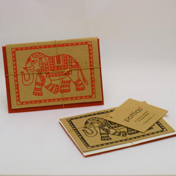 jeu de 2 cartes + enveloppe POPO